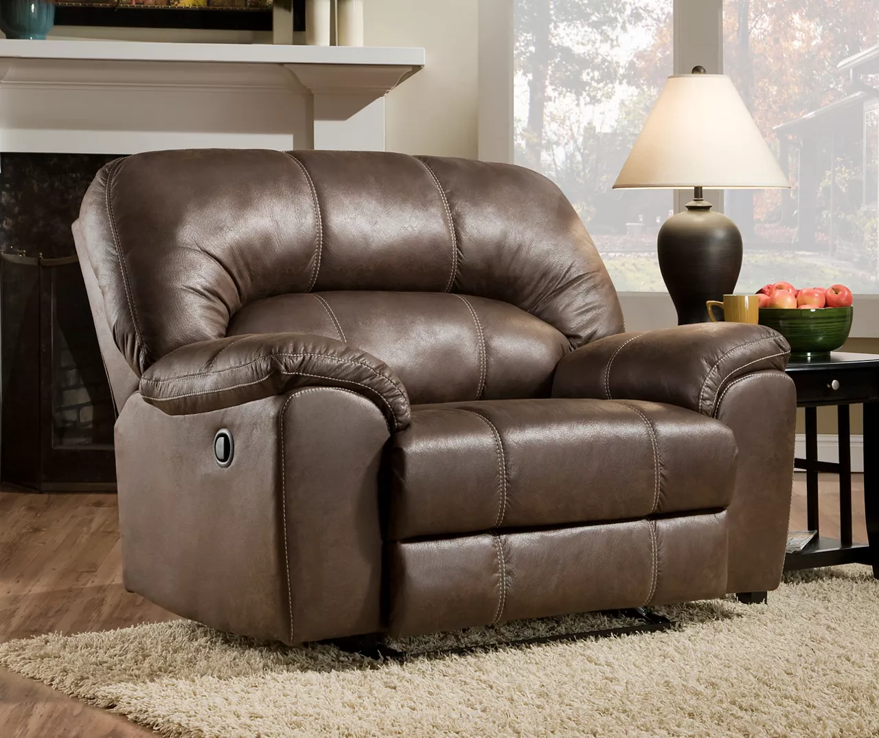 Stallion Brown Snuggle Up Recliner 2 Stallion Brown Snuggle Up Recliner - Image 2