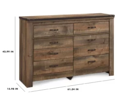 Trinell 6-Drawer Dresser -Home Furnishing Store 810337767 9