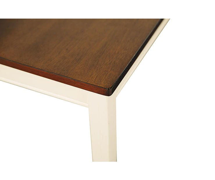 Whitesburg Cottage White & Brown Dining Room Bench 6 Whitesburg Cottage White & Brown Dining Room Bench - Image 6