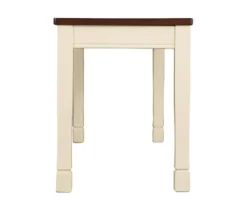 Whitesburg Cottage White & Brown Dining Room Bench 17 Whitesburg Cottage White & Brown Dining Room Bench -Home Furnishing Store 810363197 7