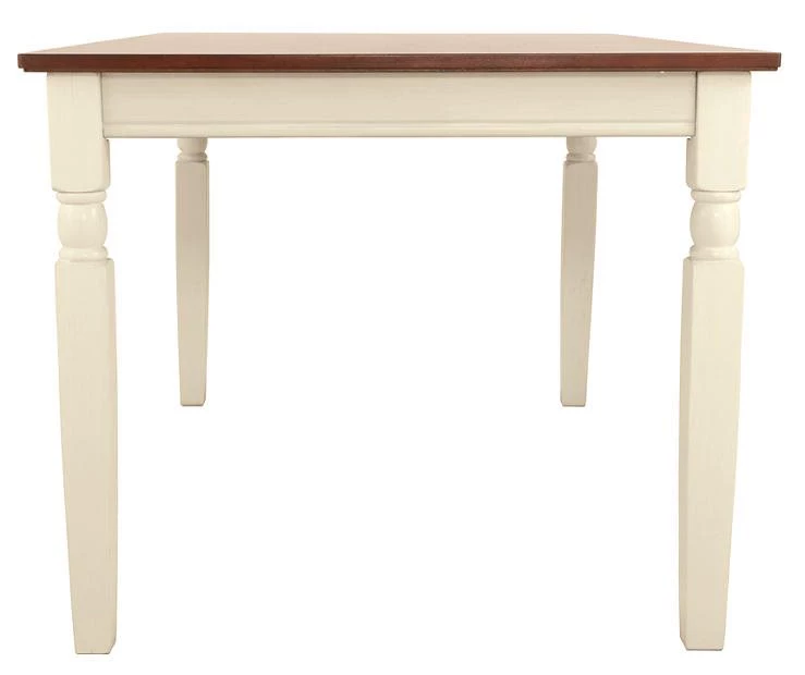 Whitesburg Cottage White & Brown Dining Room Bench 10 Whitesburg Cottage White & Brown Dining Room Bench - Image 10