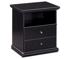 Maribel Black Nightstand -Home Furnishing Store 810363205 6