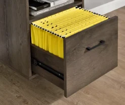 Distressed Brown Oak Desk 7 Distressed Brown Oak Desk -Home Furnishing Store 810369306 3