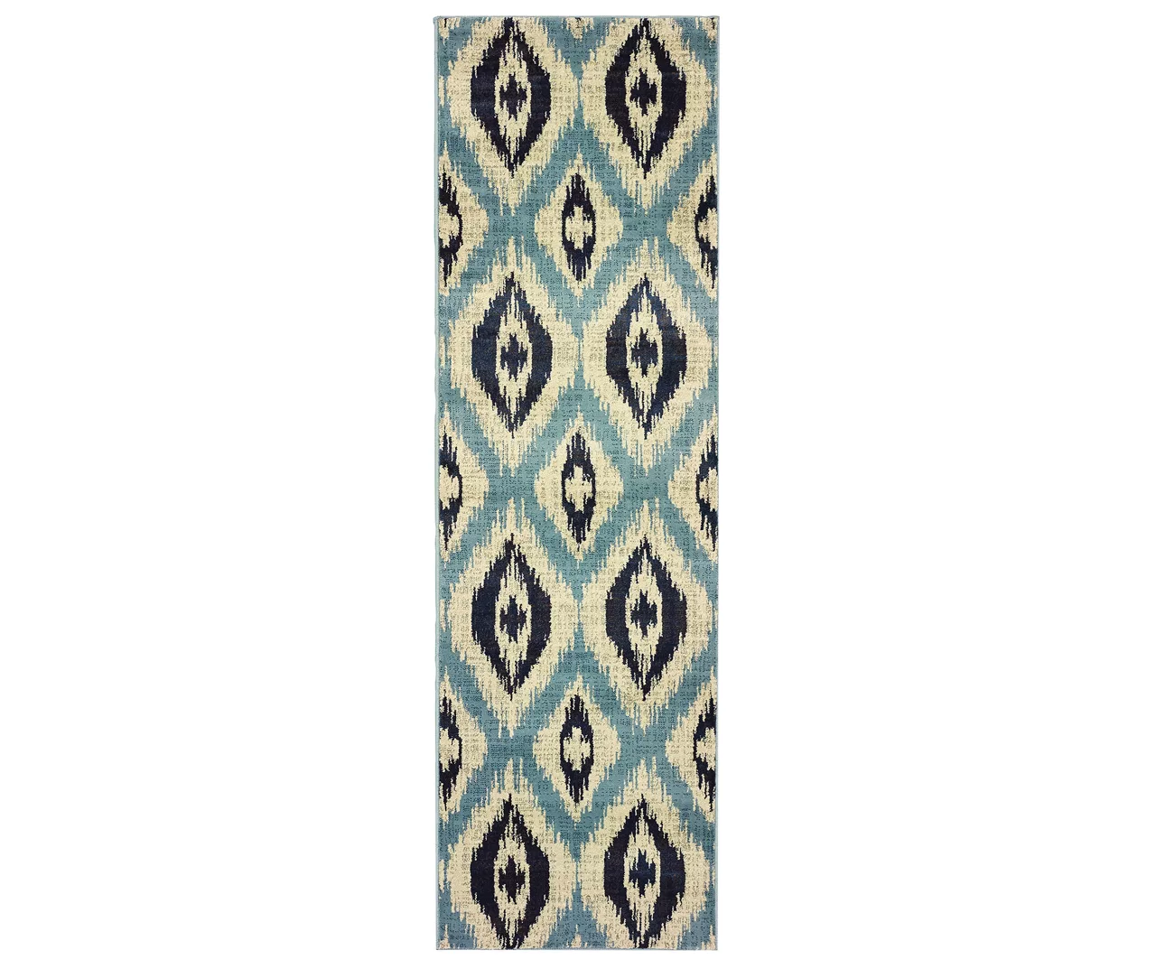 Izlar Blue Runner, (2'3" X 7'6") 2 Izlar Blue Runner, (2'3" X 7'6") - Image 2