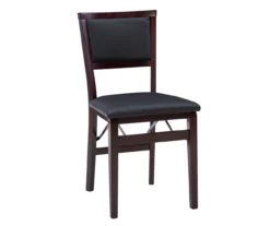 Brown Classic Open Back Folding Chairs, 2-Pack -Home Furnishing Store 810389460 A0 2