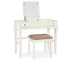 Martha Mirror Vanity Set With Stool -Home Furnishing Store 810389524 2 1