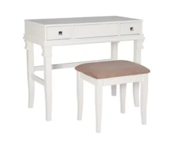 Martha Mirror Vanity Set With Stool -Home Furnishing Store 810389524 A0 2