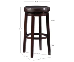 Clea Faux Leather Bar/ Counter Stools -Home Furnishing Store 810389527 A7