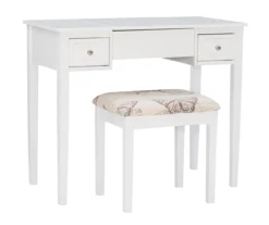 Butterfly Mirror Vanity Set With Stool -Home Furnishing Store 810389543 A0 1