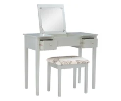 Butterfly Mirror Vanity Set With Stool -Home Furnishing Store 810389544 A0 3