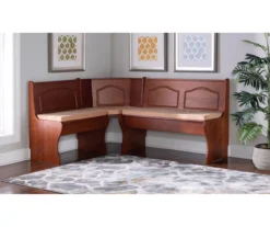 Beige Microfiber Cushion Set For Breakfast Nook -Home Furnishing Store 810389546 A8 11