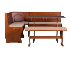 Beige Microfiber Cushion Set For Breakfast Nook -Home Furnishing Store 810389546 A8 4