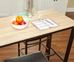 Max Brown & Blonde 3-Piece Pub Table Set -Home Furnishing Store 810389575 3