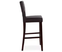 30" Brown Open Back Barstool 6 30" Brown Open Back Barstool -Home Furnishing Store 810389581 2