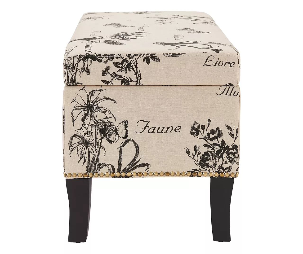 Claudia Botanical Storage Ottoman 7 Claudia Botanical Storage Ottoman - Image 7