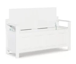Brady White Storage Bench 17 Brady White Storage Bench -Home Furnishing Store 810389636 A0 3