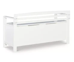 Brady White Storage Bench 19 Brady White Storage Bench -Home Furnishing Store 810389636 A2 1