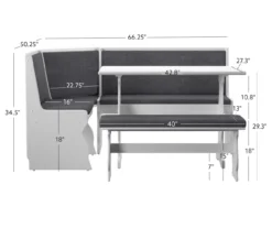 Maggie Breakfast Dining Nook -Home Furnishing Store 810389663 D8 11
