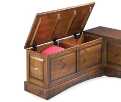 Cannon Walnut Backless Breakfast Nook -Home Furnishing Store 810389665 3