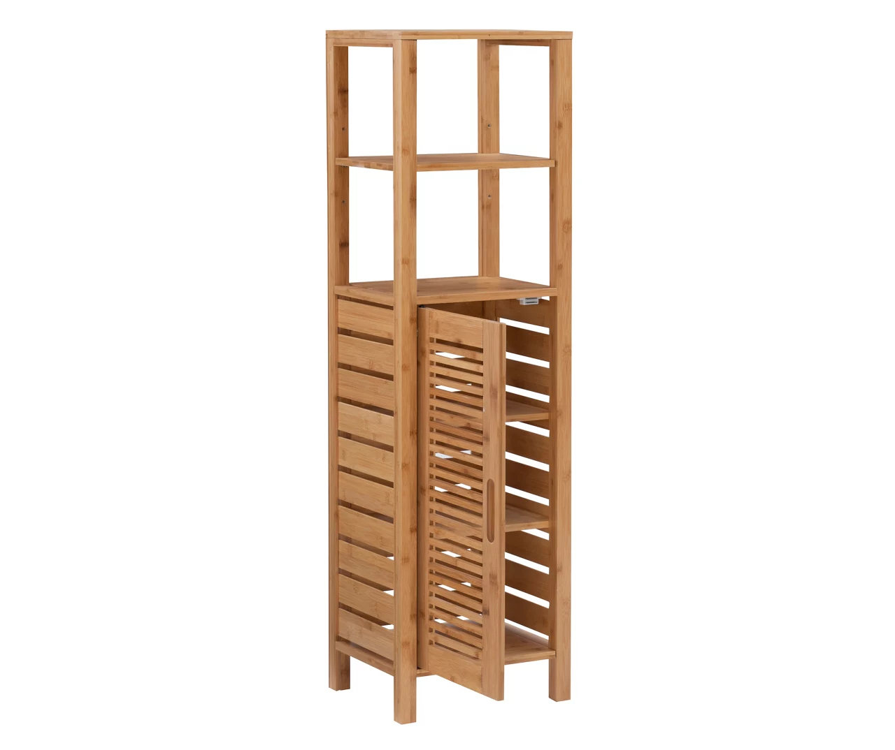 Pierce Bamboo 5-Shelf Mid Cabinet 12 Pierce Bamboo 5-Shelf Mid Cabinet - Image 12