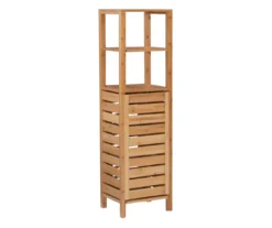 Pierce Bamboo 5-Shelf Mid Cabinet 14 Pierce Bamboo 5-Shelf Mid Cabinet -Home Furnishing Store 810389690 A2 1