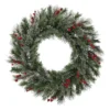 24" Cashmere Pine & Berry Wreath