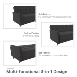 Ameriwood Avianna Coil Futon -Home Furnishing Store 810405133 1