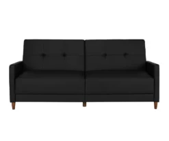 Ameriwood Avianna Faux Leather Coil Futon -Home Furnishing Store 810405140 3 1