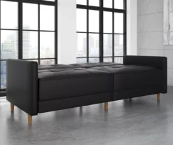 Ameriwood Avianna Faux Leather Coil Futon -Home Furnishing Store 810405140 3