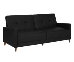 Ameriwood Avianna Faux Leather Coil Futon -Home Furnishing Store 810405140 4 1