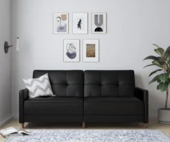 Ameriwood Avianna Faux Leather Coil Futon -Home Furnishing Store 810405140 5 1