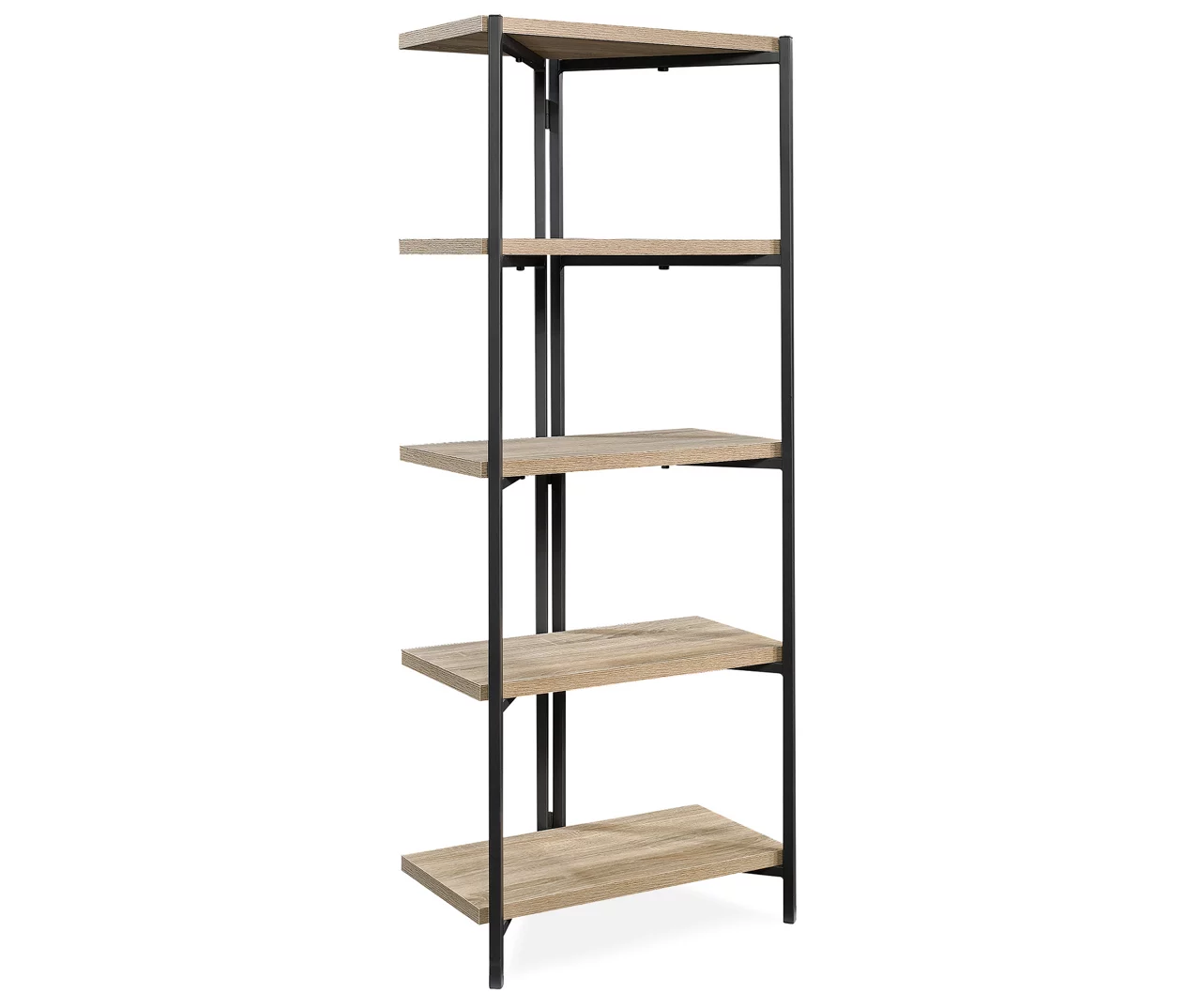 Charter Oak 5-Shelf Bookcase 1 Charter Oak 5-Shelf Bookcase