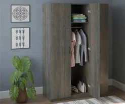Rodeo Weathered Oak 3-Door Wardrobe -Home Furnishing Store 810409561 21