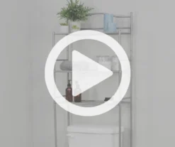 Polished Pewter Over-the-Toilet Space Saver 9 Polished Pewter Over-the-Toilet Space Saver -Home Furnishing Store 810418048 V0