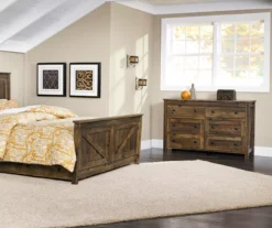 Century Lane Rustic Brown 6-Drawer Dresser -Home Furnishing Store 810434140 6