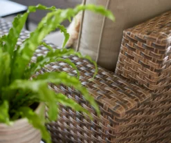 Broyhill Eagle Brooke All-Weather Wicker Swivel Cushioned Patio Glider -Home Furnishing Store 810452032 810452033 810496528 1 1