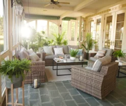 Broyhill Eagle Brooke All-Weather Wicker Cushioned Patio Sofa 26 Broyhill Eagle Brooke All-Weather Wicker Cushioned Patio Sofa -Home Furnishing Store 810452032 810452033 810496528