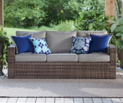 Broyhill Eagle Brooke All-Weather Wicker Cushioned Patio Sofa 22 Broyhill Eagle Brooke All-Weather Wicker Cushioned Patio Sofa -Home Furnishing Store 810452033 810456075 810456077