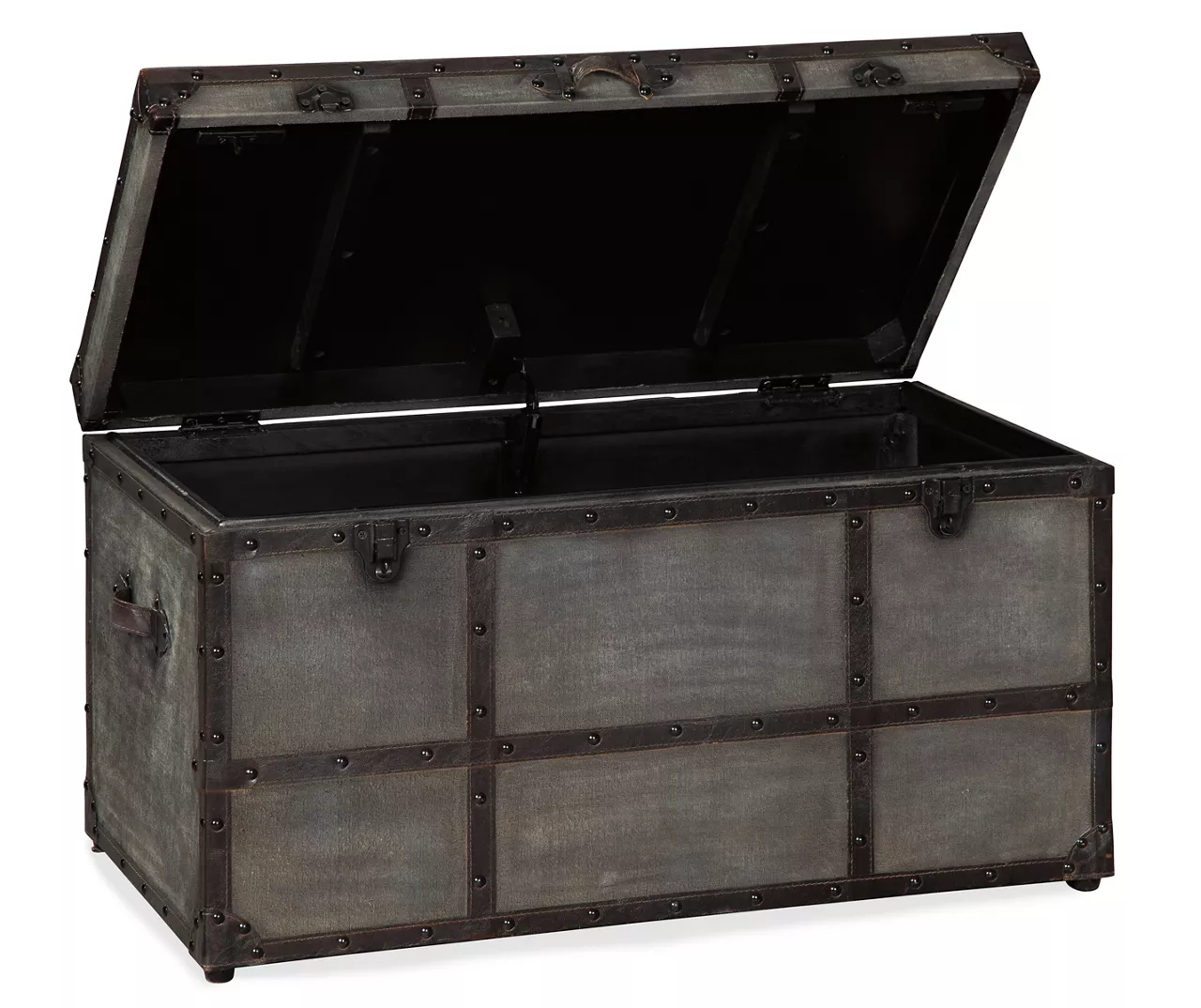 Amsel Gray Storage Trunk 1 Amsel Gray Storage Trunk