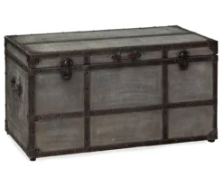 Amsel Gray Storage Trunk 9 Amsel Gray Storage Trunk -Home Furnishing Store 810458018 4