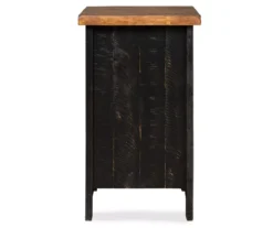 Valebeck Black & Brown Two-Tone Chairside End Table -Home Furnishing Store 810458251 5