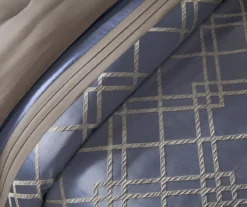 Broyhill Corinth Denim Geo 8-Piece Comforter Set -Home Furnishing Store 810459761 11