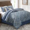 Broyhill Corinth Denim Geo 8-Piece Comforter Set