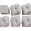 Gray 12-Piece Replacement Pinehurst Cushion Set