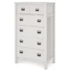 Deveronne Ivory Oak 5-Drawer Dresser