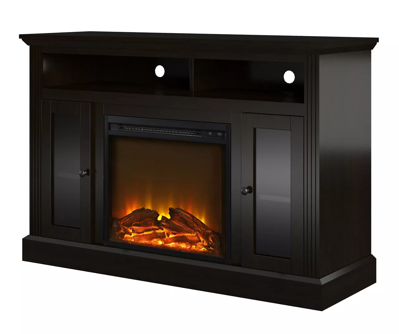 47" Grandcastle Espresso Electric Fireplace Console 1 47" Grandcastle Espresso Electric Fireplace Console