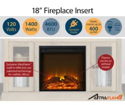 47" Grandcastle Espresso Electric Fireplace Console 9 47" Grandcastle Espresso Electric Fireplace Console -Home Furnishing Store 810464966 A0 4