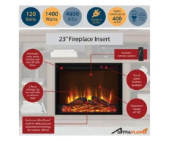 60" Hyde Black Oak Electric Fireplace Console 7 60" Hyde Black Oak Electric Fireplace Console -Home Furnishing Store 810464972 5