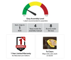 Topaz Brown Oak TV Stand -Home Furnishing Store 810464974 6