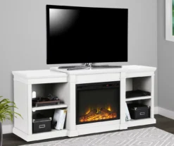 65" Wilton White Electric Fireplace Console -Home Furnishing Store 810464999 1